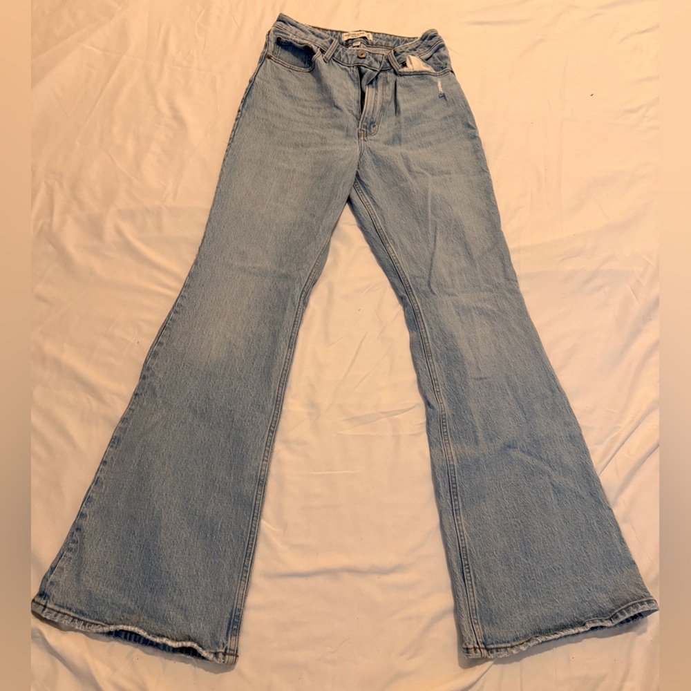 Abercrombie & Fitch Light Blue Flare Jeans